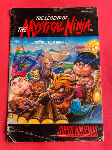 The Legend Of The Mystical Ninja Snes Instructivo Oldskull