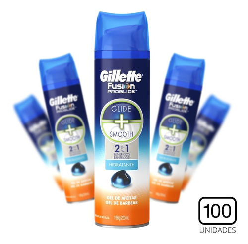 Kit 100 | Gel Barbear Gillette Fusion Proglide