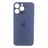 Tapa Trasera Cristal Para iPhone 14 Pro Max Color Morado 