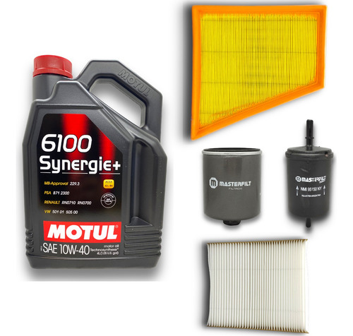 Kit Filtros + Aceite 10w40 Vw Fox Suran Gol Trend Voyage 