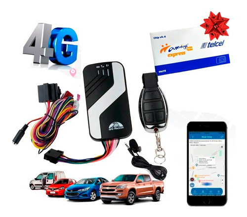 Gps Tracker Localizador Satelital 3g Relay + Chip De Regalo