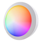 Plafon Luminaria Led Luz 24w Sobrepor Redondo Rgb Smart Wifi