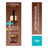 Autobronceante Loreal 30ml Sublime Bronze