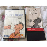 Gang´s Fighter Jogo Original Completa Master System Tectoy