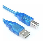 Cable Usb-b A Usb Para Impresora 1,5 Metros Azul