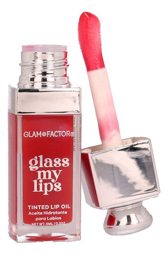 Aceite Hidratante Para Labios Glass My Lips Tint Bomb N23 Color Rojo