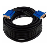 Cable Vga A Vga Macho 5 Metros Doble Filtro Proyector Lcd