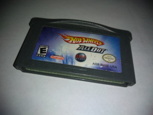 Nintendo Gameboy Advance Video Juego Hot Wheels All Out