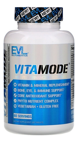 Evlution Nutrition Multivitamínico Vitamode 120 Tabletas / Sabor Sin Sabor