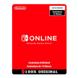 Nintendo Switch Online 12 Meses Pronta Entrega
