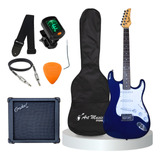 Kit Guitarra Condor Stratocaster + Capa + Amp E Acessórios
