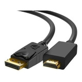 Cabo Displayport Para Hdmi / Dp Para Hdmi 1 Metro