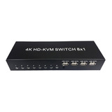 Chaveador Kvm 8 Portas Hdmi 4k - El308