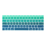 Protector Menta Degrade De Teclado Para Macbook Pro 2019