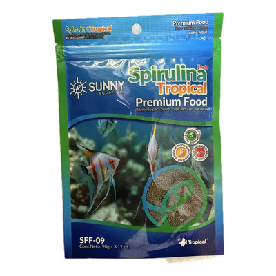Alimento Pez Angel Ciclidos Betta Guppi Moli Platy Spirulina | Meses sin interés