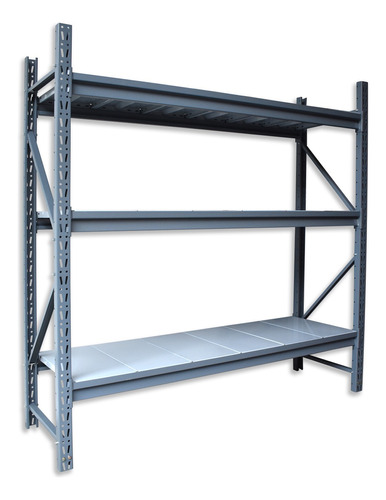 Rack Almacenamiento Deposito 200x180x60 3niv. Inicial 400kg