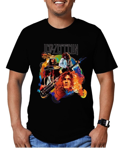 Playera Led Zeppelin Diseño 30 Rock Grupos Musicales Beloma