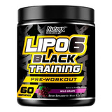 Pre Entreno Nutrex Lipo 6 Black Training 60 Serv Entrenador!