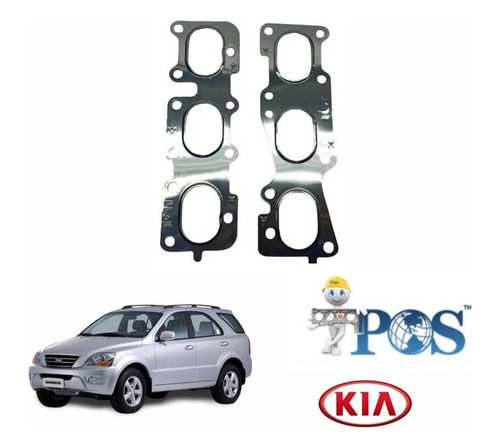 Empacadura Multiple De Escape Kia Sorento Sedona 3.8l Foto 4