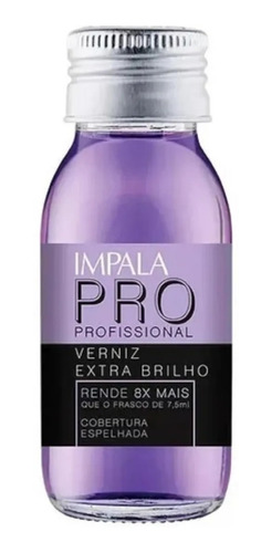 Impala Esmalte Base Verniz Extra Brilho 60ml * Profissional*