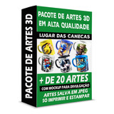 Pacote De Artes Digital 3d Atualizado Drive Alta Qualidade