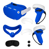 For Meta/oculus Quest 2 Accessories, Quest 2 Silicone Face C