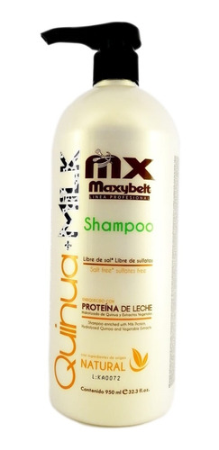 Shampoo Quinia + Milk Proteina De Leche - mL a $77