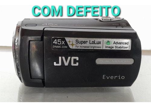 Filmadora Dual Memory Jvc Everio - Com Defeito