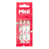 Uñas Postizas Impress Press On Mini Dream Big Color Blanco