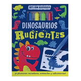 Libro Para Colorear Dinosaurios Rugientes Arte Con Aerógrafo