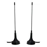 2 Pcs Antena Hd Tv Digital Abierta Tvd Coaxial Con Iman