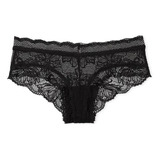 Calcinha Victorias Secret Rendada Floral Lace Cheeky Panty 