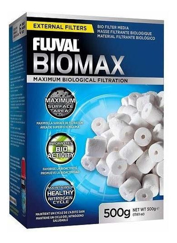 Anillos Fluval Biomax Bio - 500 Gramos/17,63 Onzas