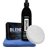 Cera Blend Black + Native Cleaner + Pano E Aplicador Vonixx