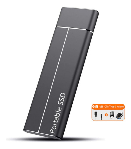 Disco Duro Sólido Externo Ssd Portátil 2tb(2000gb) Negro