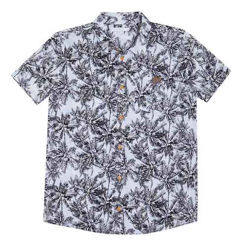 Camisa Tropical Gris Niño Fashion's Park