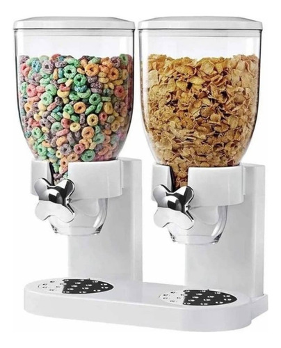  Dispensador Doble Cereal Frutos Secos De Mesa 2ltrs