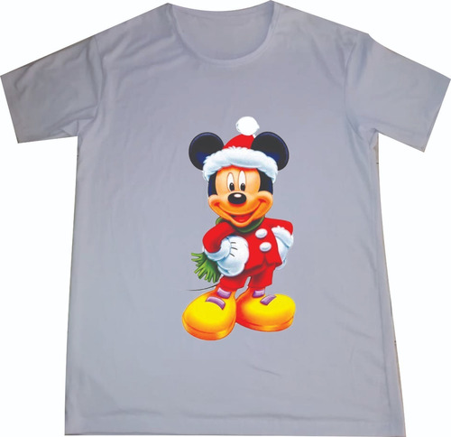 Camisetas Navideñas Navidad Mickey Mouse M 4 Vr