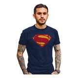 Playera Superman Man Of Steel Serie Figura Dvd Pelicula Comi