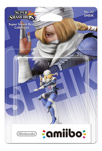 Figura Amiibo Sheik Coleccion Super Smash Bros