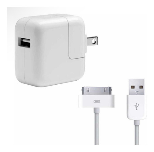 Cargador Para iPad 1 2 3 De 12wts + Cable Usb 30 Pines Local