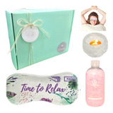 Set Relax Caja Regalo Mujer Box Zen Rosas Kit Aroma Spa N48