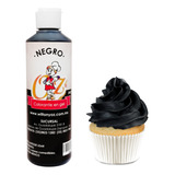 Colorante Negro Comestible En Gel Grande 240 Ml Repostería