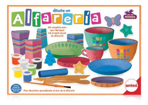 Alfareria Con Mis Manos Antex Juego Niños Aprendizaje Diseño