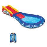 Tobogán De Agua Y Piscina Inflable Wave Crasher Surf De Ba.