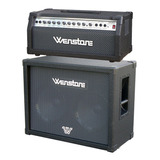 Amplificador Guitarra Wenstone Cabezal Ge1200h + Caja 1922