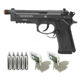 Pistola Pressão Co2 Beretta M9a3 Fm 4.5 Gray/black+co2+bbs