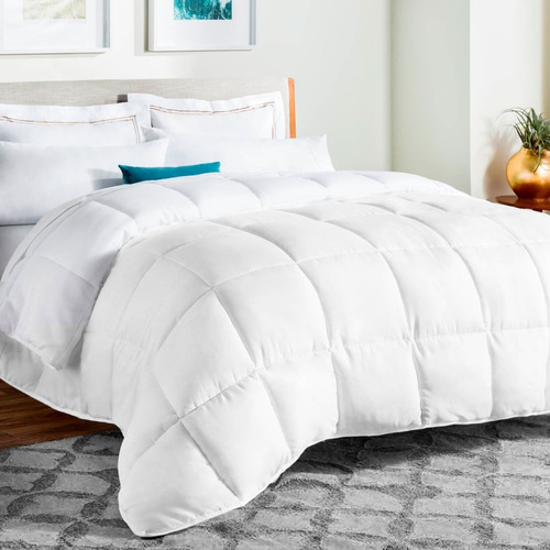 Edredon Simil Plumon Nordico Duvet Liso 2 1/2 Plazas Hotel