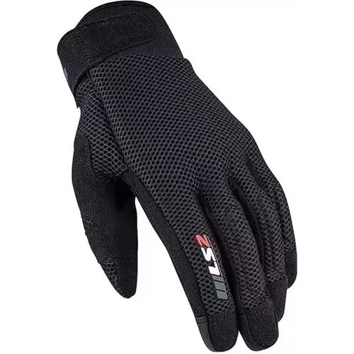 Guantes Moto Cortos Ls2 Cool Lady Mujer Negro -  Muvin Moto