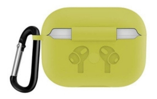 Funda Silicon Para AirPods Pro Con Sujetador Colores*